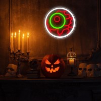 Halloween Lightup Decoration Neon Sign Halloween Skeleton Led Neon Light For Window Decor Skull Decoration Led Decor For Hom