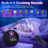 Galaxy Projector Galaxy Projector For Bedroom Galaxy Light Projector With Timer And Remote Control White Noise Clock Night Li