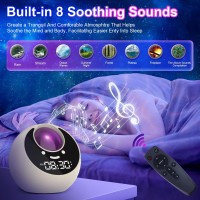 Galaxy Projector Galaxy Projector For Bedroom Galaxy Light Projector With Timer And Remote Control White Noise Clock Night Li