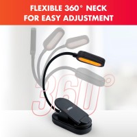 Mito Red Light Amber Book Light Book Lights For Reading At Night Rechargeable Book Light Clip On Reading Light Flexible