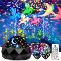 Night Light For Kids15 Rgb Colors 15 White Noises3 Filmsusb Rechargeable Star Night Light Projector For Kids Room Star Proje