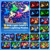 Night Light For Kids15 Rgb Colors 15 White Noises3 Filmsusb Rechargeable Star Night Light Projector For Kids Room Star Proje