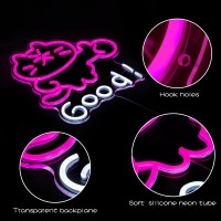 Cat Neon Sign Good Neon Light Pink Led Neon Sign For Wall Decor Usb Powered Led Neon Light Dimmable Neon Lights For Bedroom Cat