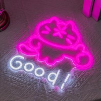 Cat Neon Sign Good Neon Light Pink Led Neon Sign For Wall Decor Usb Powered Led Neon Light Dimmable Neon Lights For Bedroom Cat