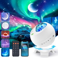 Galaxy Projector Northern Lights Projector 180 Lighting Modes Galaxy Light Projector 15 White Noisebluetooth Northern Lights P