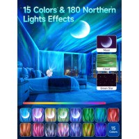 Galaxy Projector Northern Lights Projector 180 Lighting Modes Galaxy Light Projector 15 White Noisebluetooth Northern Lights P