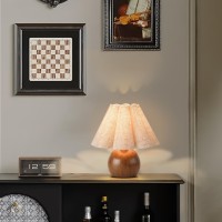 Ziqqeelam Small Farmhouse Table Lamp For Bedroom