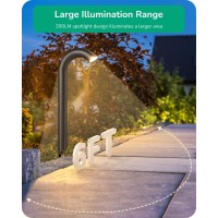 Edishine Low Voltage Landscape Lights 3W 3000K 200Lm Bright Led Pathway Lights Wired Ip65 Outdoor Landscape Lighting Accesso