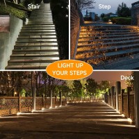 Solar Step Lights For Outside Solar Stair Lights Outdoor Waterproof Ip67 Solar Step Lights For Outside Deck Lights Solar Powered