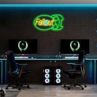 Ninthveen Fallout Neon Sign Gaming Led Neon Sign Fallouts Merchandise Light For Game Room Bedroom Man Cave Wall Decor Fallouts M