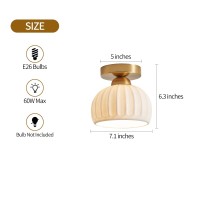 Ceramic Semi Flush Mount Ceiling Light Fixture Gold Hallway Ceiling Light Fixture Farmhouse Light Fixture Close To Ceiling Light