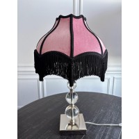 Generic Tristan Home Premium Classic Victorian Style Bell Shape Scallop Large Velvet Lamp Shade With Tassels And Fringe Rose Pi