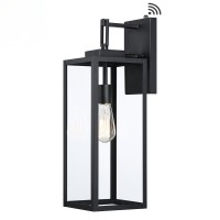 22 Inch Outdoor Dusk To Dawn Wall Light 22 Dusk To Dawn Outdoor Light Fixture Large Size Outdoor Wall Lantern Sconce Dusk To