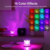 Avkast Aurora Glow Lamp Wired Ocean Lamp Northern Lights Aura Lamp Ocean Wave Projector With 16 Colors And Dynamic Ripple Effect