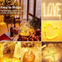 Kolpop 12 Pack Led Fairy Lights Battery Operated Mini Twinkle String Lights Battery Powered Waterproof For Christmas Mason Jars