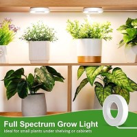 Saviler Ceiling Grow Light For Indoor Plants 354 Small 96 Leds Under Cabinet Plant Light With 4812 Timer 4 Dimmable Brigh