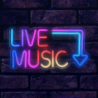 Wanxing Rgb Dynamic Music Neon Sign Dimmable For Wall Decor Bedroom Man Cave Game Room Home Bar Decor Music Studio Nightclubs Pa