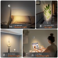 Urtom Wireless Spot Lights Indoor With Remote Rechargeable Led Uplighting Indoor Dimmable Warm White Picture Light Up Lights Ind