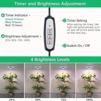 Ejs Super Car Grow Lights For Indoor Plants Led Plant Light For Growing Full Spectrum Height Adjustable Growing Lamp With Aut