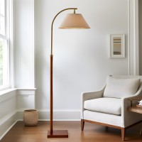 Gsafava 63 Gold Floor Lamp For Living Rooms Tall Arc Standing Lamps For Bedrooms Tall Lamps With Foot Switch For Bedroom