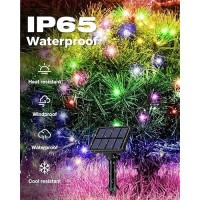 1 Pack Solar Fairy Lights For Outside Waterproof 49Ft15M 150Led Solar String Lights Outdoor 8 Modes Solar Twinkle Lights For G