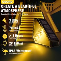 Solar Step Lights For Outside 12Pack Led Solar Stair Lights Outdoor Waterproof Ip65 Auto Onoff Solar Deck Stair Lighting S