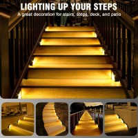 Solar Step Lights For Outside 12Pack Led Solar Stair Lights Outdoor Waterproof Ip65 Auto Onoff Solar Deck Stair Lighting S