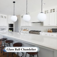 Kokoyukina 137 Black Globe Pendant Light Mid Century Pendant Light Milk Glass Pendant Lights Kitchen Island Adjustable Hangi