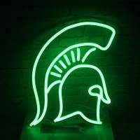 Michigan State Neon Sign Michigan State For Wall Decor Hanging Night Light For Bedroom Dorm Office Man Cave Halloween Christmas