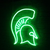 Michigan State Neon Sign Michigan State For Wall Decor Hanging Night Light For Bedroom Dorm Office Man Cave Halloween Christmas