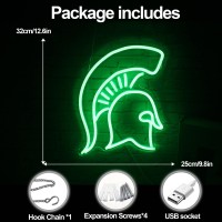 Michigan State Neon Sign Michigan State For Wall Decor Hanging Night Light For Bedroom Dorm Office Man Cave Halloween Christmas