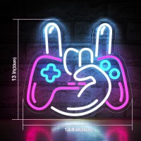 Oneneno Gamer Led Neon Sign For Wall Decoration Lightness Controllable Neon Light For Man Cave Decor Christmas Ornament Party