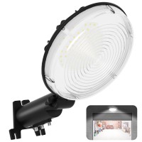 Led Barn Light 6500K Dusk To Dawn Outdoor Garage Lighting With 150 Adjustable Photocell Utral Bright Security Flood Lights I