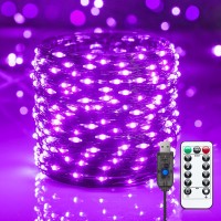 Usb Fairy Lights Plug In 33Ft 100 Led Twinkle String Lights With Remote And Timer Waterproof 8 Modes Starry Lights For Home Pa