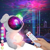 Astronaut Galaxy Projector Night Light Star With Timer And Remote Galaxy Light With Seven Colors Moon Night Light Led Nebula Lig