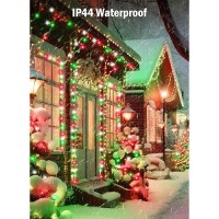 Minetom Christmas String Lights Battery Operated 17Ft 50 Led Battery Powered Fairy Lights With Timer 8 Modes Waterproof Strin