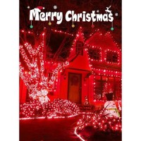 Minetom Christmas String Lights Battery Operated 2 Pack Total 33Ft 100 Led Battery Powered Fairy Lights With Timer 8 Modes Wa