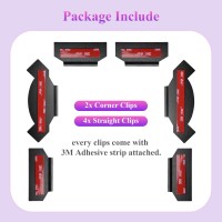 Brackets Set Compatible With 55 In 65 In 75 In Philips Hue Play Gradient Light Strip Hue Light Strip Brackets Kit Longwearing