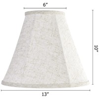 Lampshades Set Of 2 Large Barrel Lamp Shade For Floor Light And Table Lamp 6 Top X 13 Bottom X 10 High Spider Fitter B