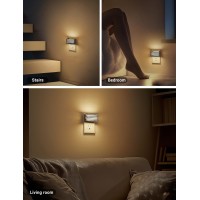 Jandcase Led Night Light 2 Pack Night Lights Plug Into Wall With Dusk To Dawn Sensor Dimmable Plug In Night Light Adjustabl