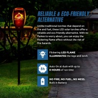 Sporticulture Colorado Avalanche Led Solar Torch 4 X 4 X 36 Waterproof Sun Damage Resistant Solar Light With Flickering F