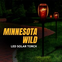 Sporticulture Minnesota Wild Led Solar Torch 4 X 4 X 36 Waterproof Sun Damage Resistant Solar Light With Flickering Flame