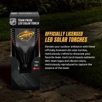 Sporticulture Minnesota Wild Led Solar Torch 4 X 4 X 36 Waterproof Sun Damage Resistant Solar Light With Flickering Flame