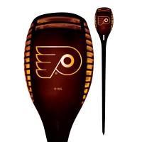 Sporticulture Philadelphia Flyers Led Solar Torch 4 X 4 X 36 Waterproof Sun Damage Resistant Solar Light With Flickering