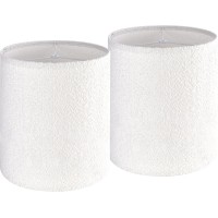 Lampshades Set Of 2 Cream White Tall Drum Lampshades 98Top X 98Bottom X 108Highspider Lamp Shade Replacement For Tabl