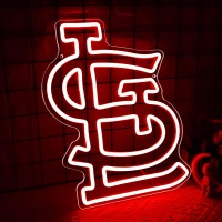 Baseball Neon Sign For Wall Decor Cardinals Baseball Neon Light Baseball Sports Led Neon Signs For Man Cave Club Bar Pub Party B