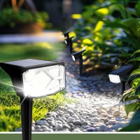 Auderwin Solar Spot Lights Outdoor Solar Lights Outdoor Waterproof Ip65 Compact Design Landscape Spotlights For Garden Tree Y