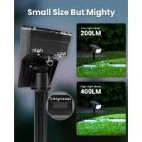 Auderwin Solar Spot Lights Outdoor Solar Lights Outdoor Waterproof Ip65 Compact Design Landscape Spotlights For Garden Tree Y