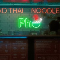 Augelre Pho Neon Sign Vietnamese Pho Neon Signs For Wall Decor Dimmable Led Signs For Bedroom Light Up Signs For Restaurant V