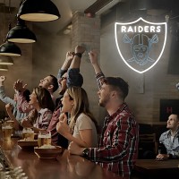 Football Neon Sign For Wall Decor Raiders Football Team Logo Neon Light Sports Led Decor Football Neon Sign For Man Cave Boys B